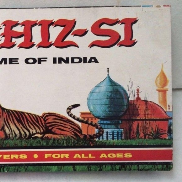 PACHISI Board Game - Classic Game of India Vtg 60s Family Game a.k.a. PARCHEESI - Picture 2 of 6